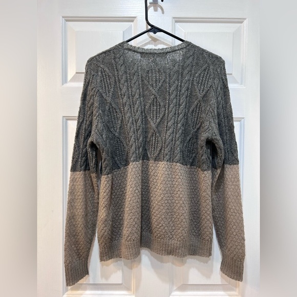 Woolrich Lightweight Cardigan Textured Sweater Double Front Pockets Women Sz M - Picture 2 of 9